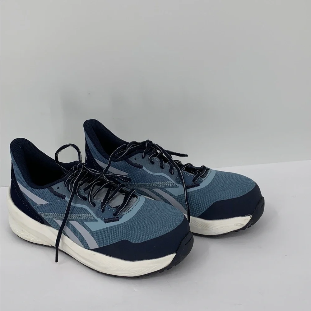 Reebok Floatride Energy Daily work shoe sneaker navy blue composite toe women 8